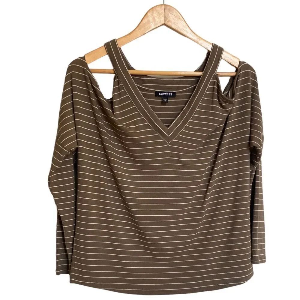 Express Cold Shoulder Top Size Small